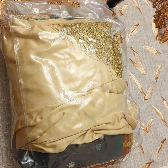 Embroidered fancy Multi color Pakistani/Indian 3Pc Shalwar suit Size M-L - Picture 15 of 15